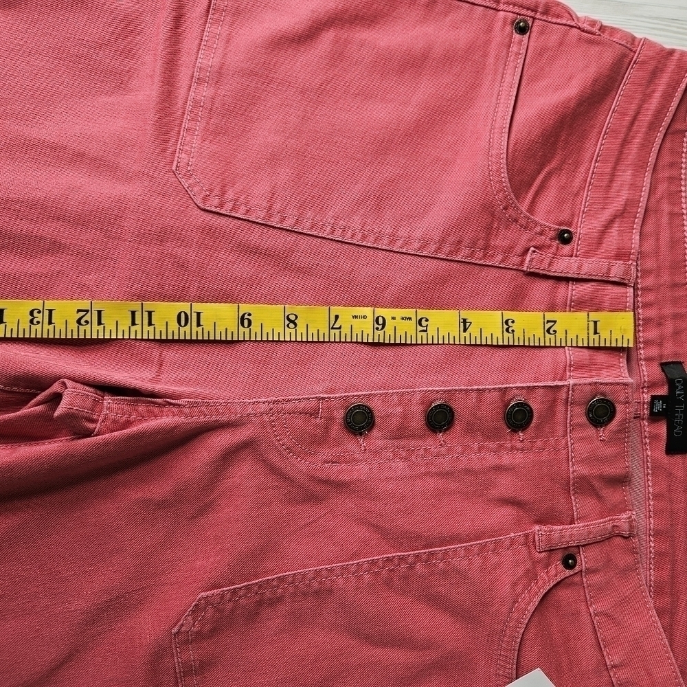 Daily Thread High Rise Cropped Ankle Flare Jeans in Jolie Clay Wash Size 16 NWT - Picture 11 of 13